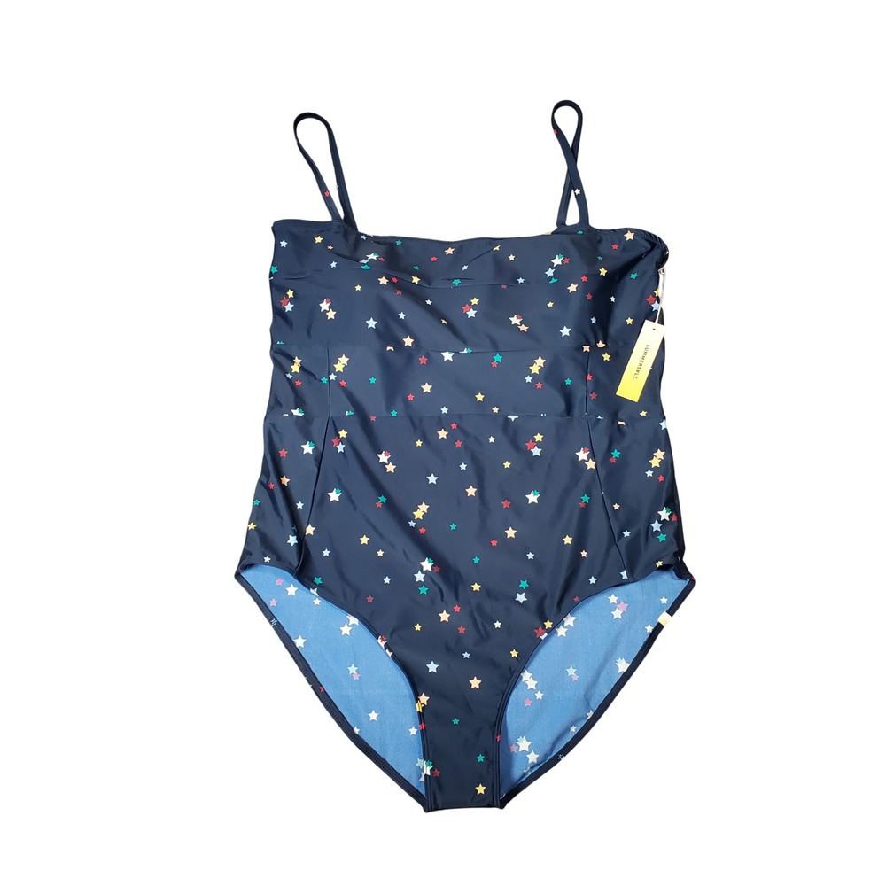 Summersalt The Oasis One Piece Swimsuit 20 Navy Scatter Stars NWT Home Edit